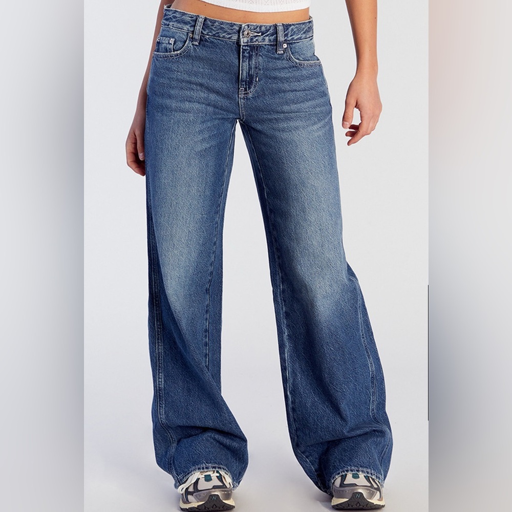 Pacsun Casey Low Rise Baggy Jeans Medium Indigo